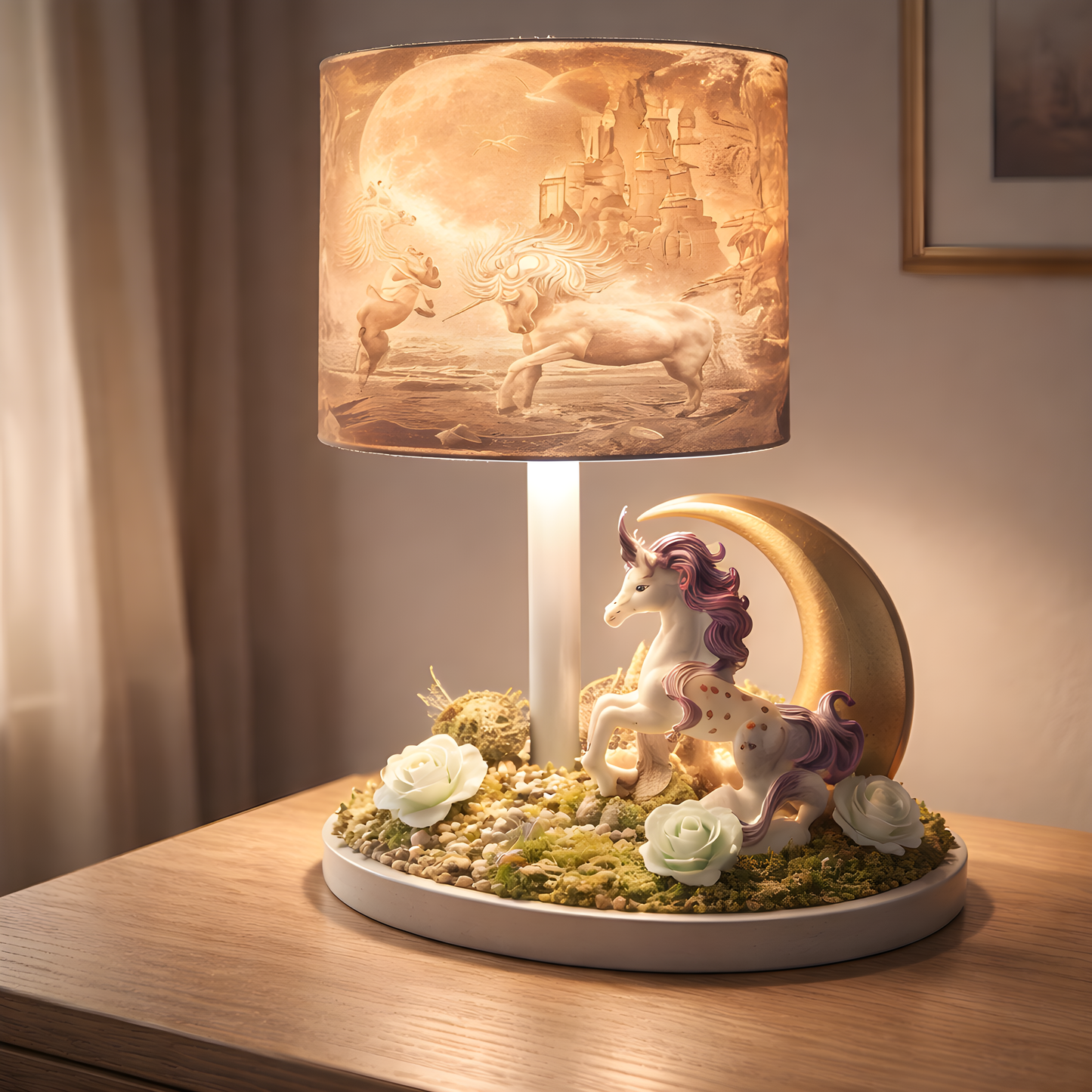 Clair de Licorne Lampe Licorne Collection Lumina