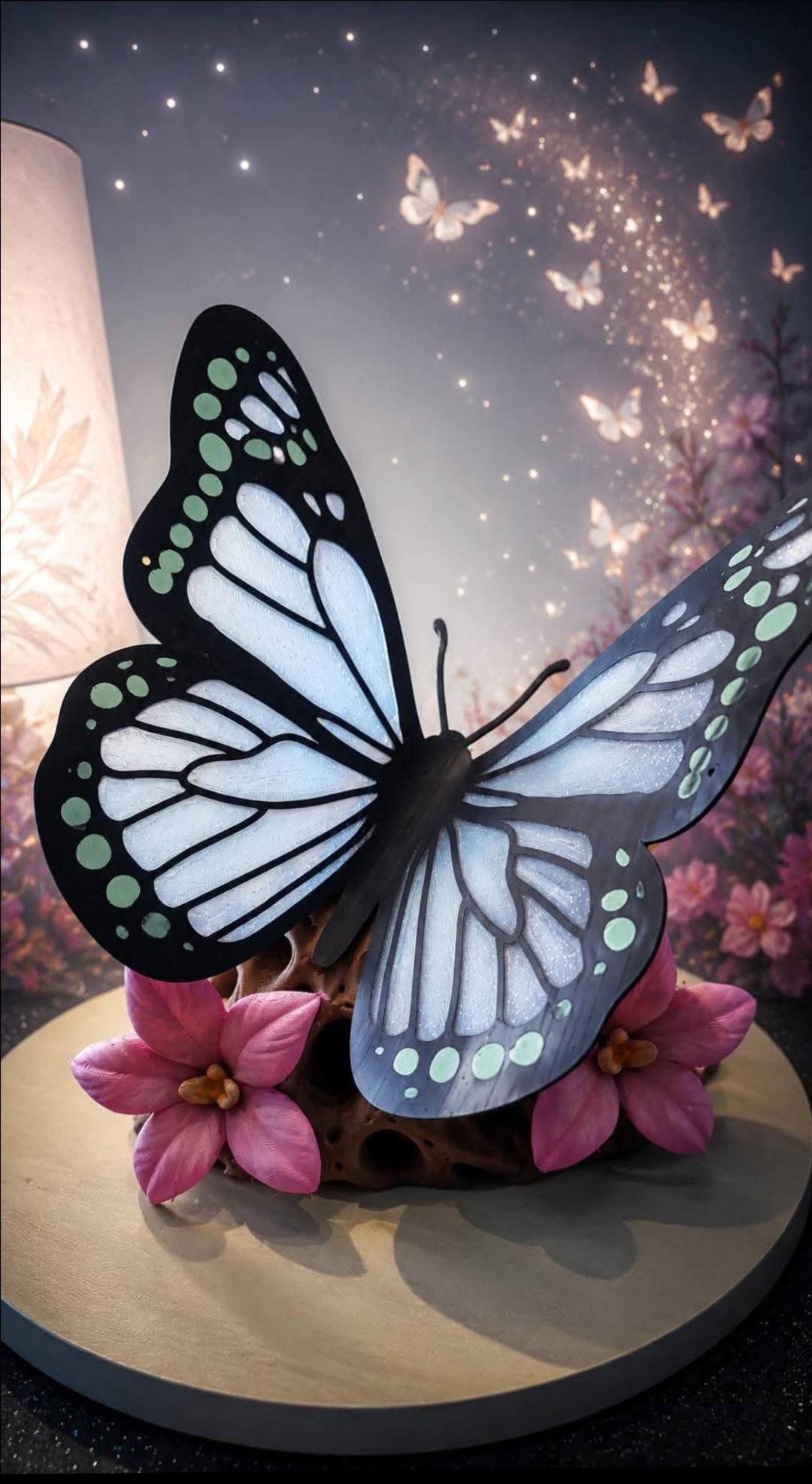 Aile d'Étoile Lampe décorative Papillon Collection Lumina