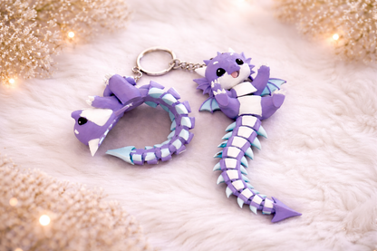 Drako Porte-clés dragon articulé Collection Keya