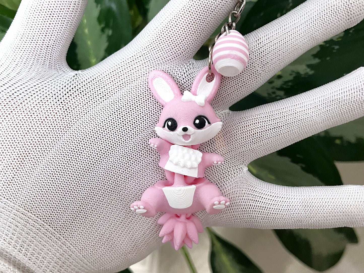 Bunny Porte-clés lapin articulé Collection Keya