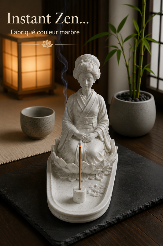 Harmonie Éternelle Porte-encens Geisha Collection Zenora