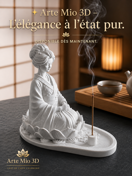 Harmonie Éternelle Porte-encens Geisha Collection Zenora